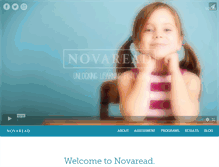 Tablet Screenshot of novaread.com